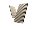 Classic – Natural Wood Slat Acoustic Wall Panels (2-Pack)
