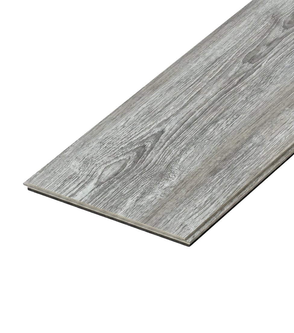 Blizzard SPC vinyl flooring, single plank shown at an angle.