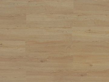 Caramel SPC vinyl flooring, top view of the staggered plank pattern.