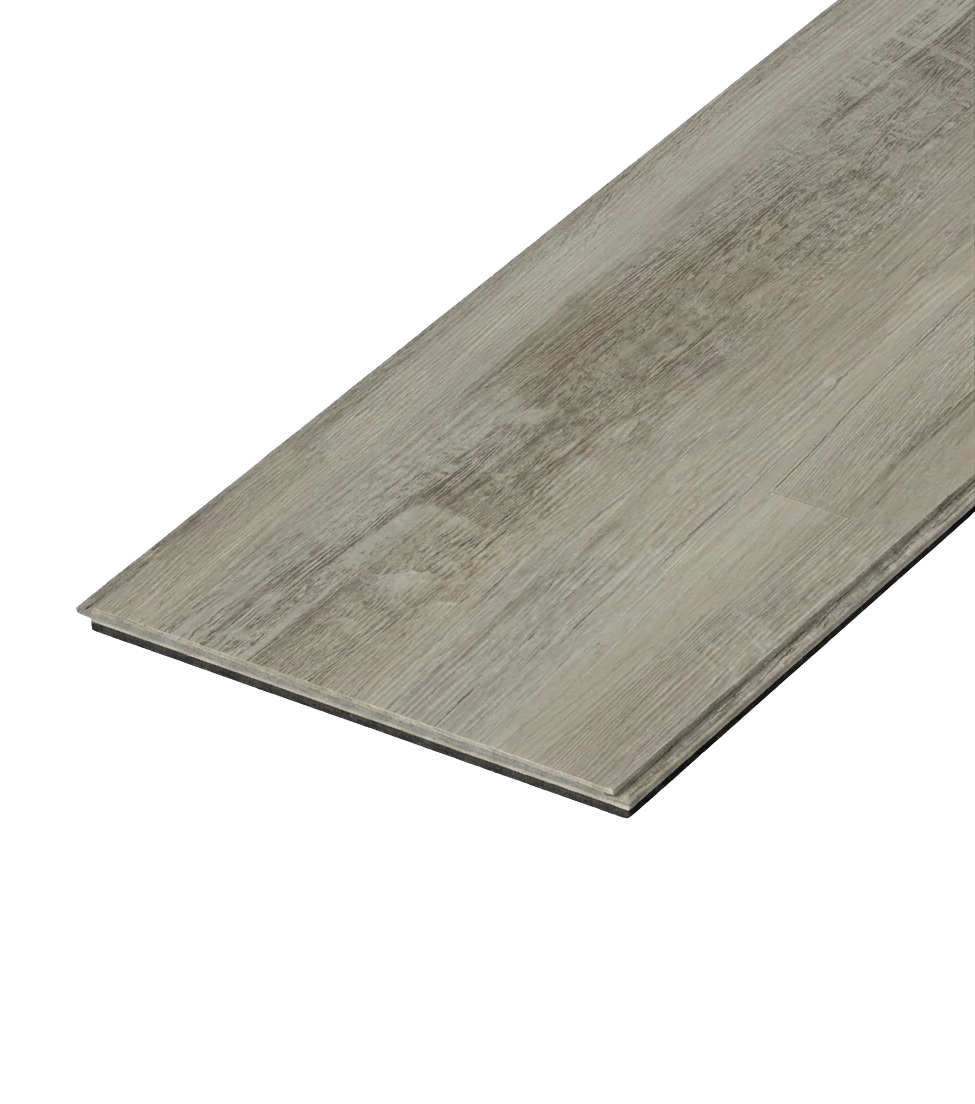 Dentine SPC vinyl flooring, single plank shown at an angle.
