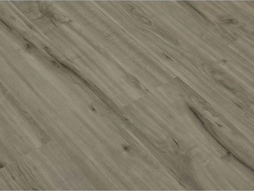 Pebble SPC vinyl flooring, angled close-up of the grain and plank joints.