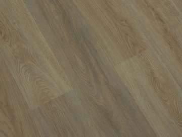 Cashmere SPC vinyl flooring, angled close-up of the grain and plank joints.