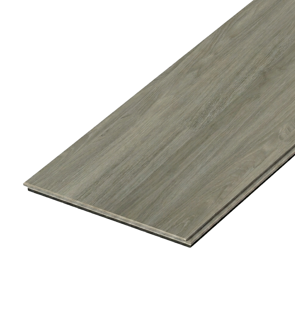 Cathedral SPC vinyl flooring, single plank shown at an angle.