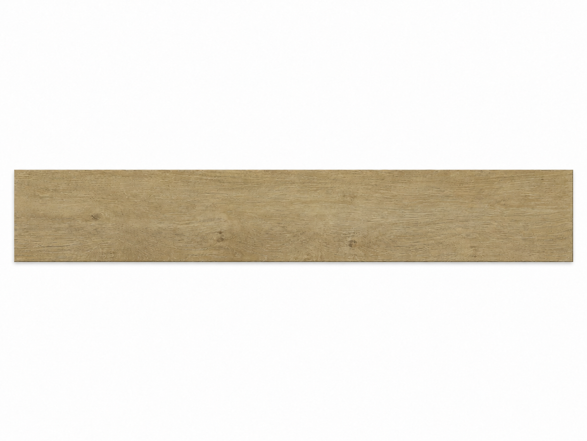 Illustrative plank showcase — Warm Chestnut Laminate Flooring — TF6307-F. AI-assisted illustration; compare original supplier photos for actual finish.