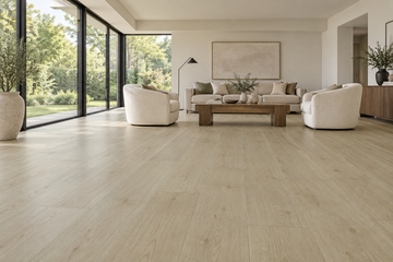 Las Cruces Laminate Flooring — TF6611-F — daytime living room. AI interior visualization based on original supplier finish photos.