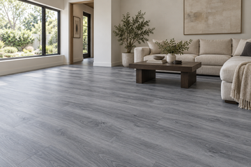 Toucan TFGD 204 Glue-Down Vinyl Flooring — TFGD 204 — daytime living room. AI interior visualization based on original supplier finish photos.