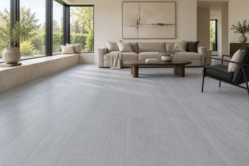 Toucan TFGD 209 Glue-Down Vinyl Flooring — TFGD 209 — daytime living room. AI interior visualization based on original supplier finish photos.