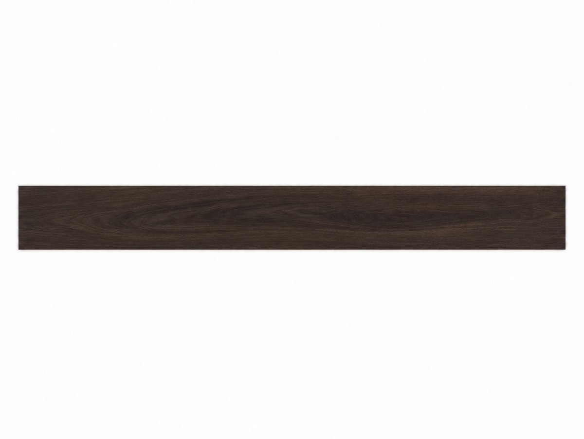 Illustrative plank showcase — Deep Walnut SPC Vinyl Flooring — TFSPC901-F. AI-assisted illustration; compare original supplier photos for actual finish.