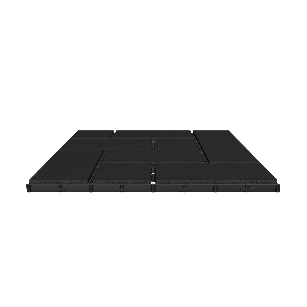 Cavador interlocking tile — Black — 3D model