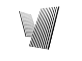Piano – White Wood Slat Acoustic Wall Panels (2-Pack)